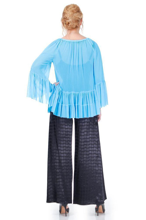 Bluza tull cu broderie  Liza Panait Liza Panait Online Boutique